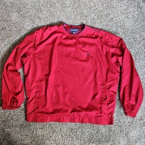 Polo Golf Ralph Lauren Size XL Red and Blue Pullover Windbreaker Jacket
